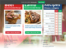 Tablet Screenshot of beefandlambni.com